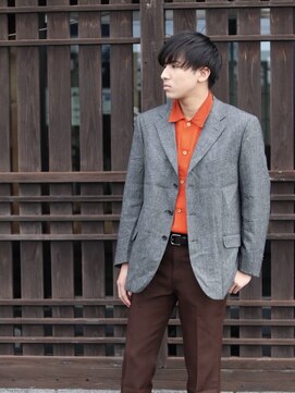 ブレイク トロワ(BREK TROIS) BREK/ダークアッシュ/センターパート/韓国風マッシュ