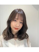 オークヘア 福間店(OAK hair calme) 韓国人風レイヤーが可愛い薄めバング