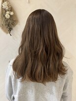 ロンドルーチェ 心斎橋(Lond luce)&nbsp;ダークアッシュ/ミディアムレイヤーカット［髪質改善/縮毛矯正］