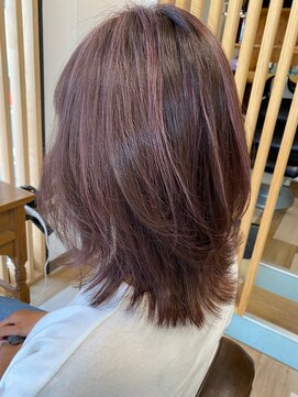 クート 東川口(ku-to) くびれレイヤー×ハイライトカラーピンクアッシュ【東川口】