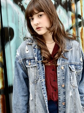 ブゾン(buZon) ウルフハイレイヤー×ミルクティーベージュ