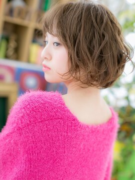 カバーヘア ブリス 志木南口駅前店(COVER HAIR bliss) ■アディクシーカラーで明るめミディアム☆志木20代30代40代