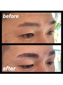 眉毛パーマ
