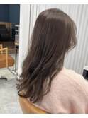 透け感ブラウンベージュ