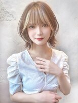 ロンドローズ 名古屋(Lond damaskRose)&nbsp;リフトレイヤー センターパート ブリーチ縮毛矯正 ヨジャドル187