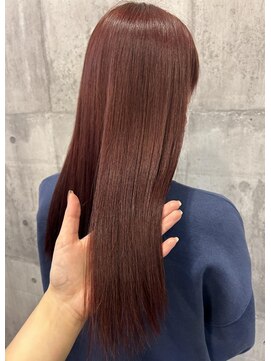 アーチ ブランチ 岡山北長瀬店(ARCH) ピンクブラウン×ロングスタイル