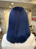 ヘアスタジオニコ(hair studio nico...)&nbsp;鮮やかブルー