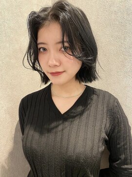 チル 福井駅前店(Chill) 福井 駅前 韓国 タッセルボブ くびれヘア ブルーブラック