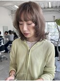 sheer brown / layer cut
