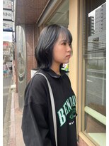 アニュー ヘア アンド ケア(a New hair&care)&nbsp;アッシュベージュくびれボブ耳掛け透明感