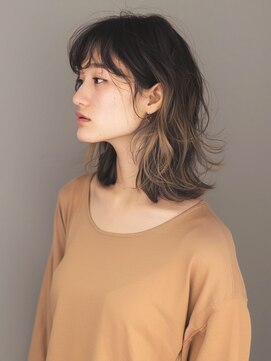 アルトリスト(Altruist Aging×HAIR&SPA) ★ダークアッシュ大人ガーリーボブ着物ミディアムレイヤーカット