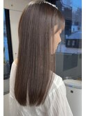 柔艶ストレート【髪質改善ストレート】＿マロンベージュ