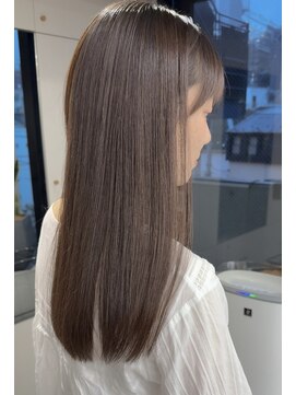 レス(Les.) 柔艶ストレート【髪質改善ストレート】＿マロンベージュ