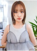 似合わせ小顔レイヤーボブウルフ_原宿/髪質改善
