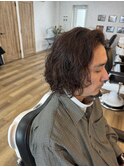 フェードカット＋パーマ