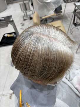 アッドバイケンジ(Add.. by KENJE) 明るい白髪染め×ピンクベージュ　【戸塚/戸塚駅】