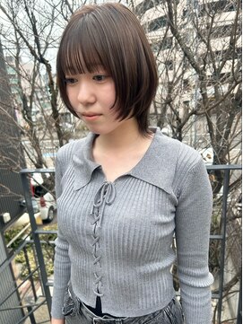 ツイギー 宮西店(TWiGGY) ショートウルフに柔らかベージュ