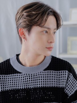 カバーヘア 上尾西口店(COVER HAIR) アップバングくせ毛風モテ髪メンズコンマヘアa上尾20代30代40代