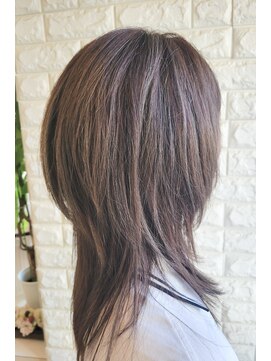 松本平太郎美容室 国立店 ロングウルフ×イノアカラー