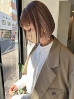 ヘアー アイス ルーチェ(HAIR ICI LUCE) アンブレラカラー 名古屋切りっぱしボブ 栄たっぷりハイライト
