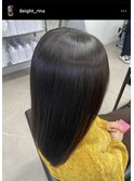レイヤーカット×イルミナカラー×UPTOGLOSS髪質改善  近鉄八尾