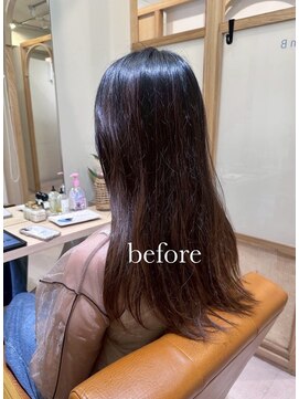 ピオラ(piola) 30代,40代の艶髪グレージュ　beforeから