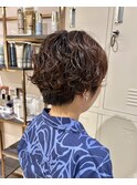 ショート×パーマ×マッシュショート×前髪あり×横浜