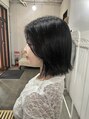 アオゾラヘアーカミノウラ(AOZORA HAIR kaminoura)&nbsp;顎ラインのボブ人気です！ばっさり切りたい方お任せください♪