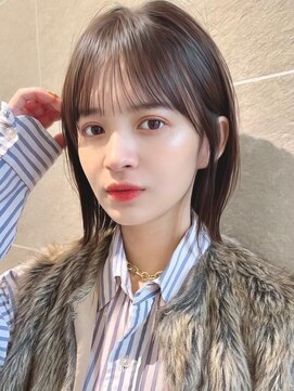 サンドレオ 新宿店(sand Leo) オリーブグレー/グランマッシュ/ココアベージュ/レイヤーカット