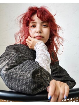 アペロ 柏(Apero) アプリコットオレンジ/ブリーチ/レイヤー/柏美容室