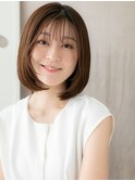 ワンカール前下がり小顔ボブレイヤーカットY戸田公園30代40代