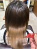 【縮毛矯正】カット×酸性ストレート×水素トリートメント　￥19,030→