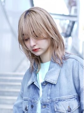 ギークス(GEEKS) 【GEEKS渋谷】ハッシュカット/ミルクティー/冬カラー/ネオウルフ