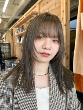 似合わせかわいい顔まわり＊オリーブグレージュ