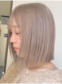 ブリーチ2回~/ミルクティーグレージュ