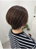 大人可愛いひし形ショートカット