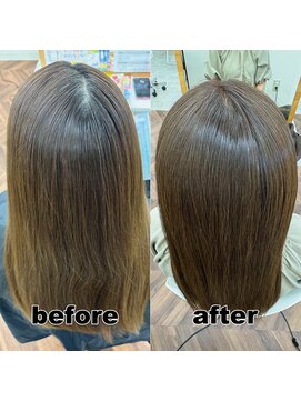 モンド ヘアクリエーション 西田店(monde hair creation) 【monde】before × after × 髪質改善