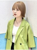 ショートボブ/レイヤーカット/20代30代40代50代/顔周りカット