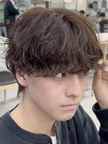 ノードオム 栄(NODE HOMME)&nbsp;シャドウパーマニュアンスパーマ波巻きスパイラルパーマ名古屋栄