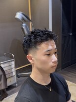 リゴ ヘアー(RIGO hair)&nbsp;フェード×無造作パーマショート