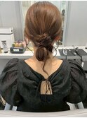 海外風ルーズアップスタイル