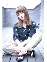 シエナ 渋谷(Siena)&nbsp;siena 無造作外ハネボブxアイスグレージュ