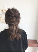 Ｚｉｐ　Ｈａｉｒ　★編み込みっぽいアレンジ★