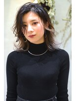 パッチ ヘアー(PATCH HAIR)&nbsp;グレー外ハネグラデーション