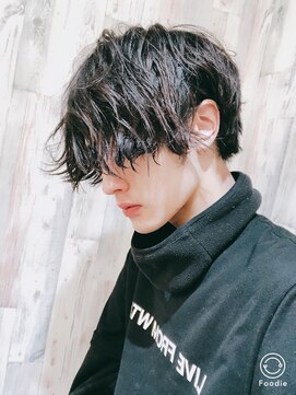 シン(syn) axy渋谷 齋藤 cut3600グランジスマートマッシュイメチェンaw