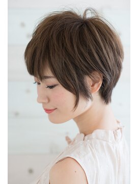 リル 8F 銀座(Rire) 【Rire-リル銀座-】ひし形シルエットのエアリーショートボブ☆彡