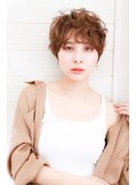 [OCEAN Hair&Life]カーリーショート☆マッシュ☆毛先パーマ☆