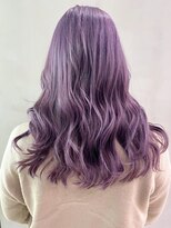 アイティー バイ アルバム 中野店(IT by ALBUM) ブルーラベンダー_セミウェットウェーブオリーブカラー_ba308441
