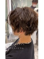 アピッシュ ギンザ(apish ginza)&nbsp;“ミディアムマッシュ×ソフトスパイラル”