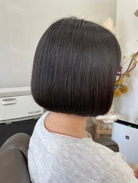 シークレットベースエヌ(Secret Base N) 20代30代40代人気♪黒髪小顔ワンレンボブ まとまる髪 美髪